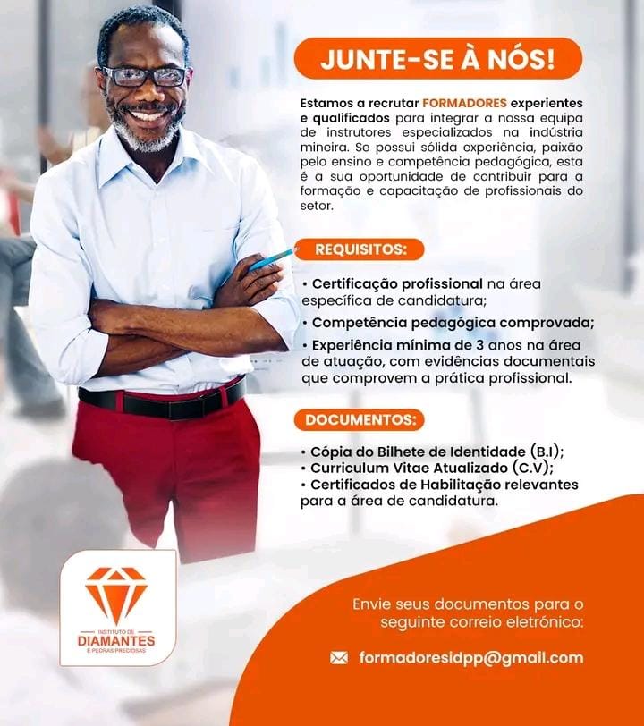 Vaga para Formadores
