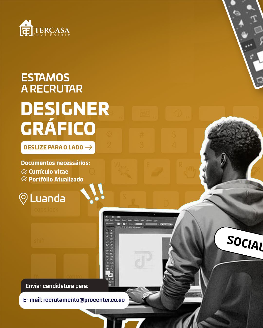VAGA PARA  𝗗𝗘𝗦𝗜𝗚𝗡𝗘𝗥 𝗚𝗥𝗔́𝗙𝗜𝗖𝗢 