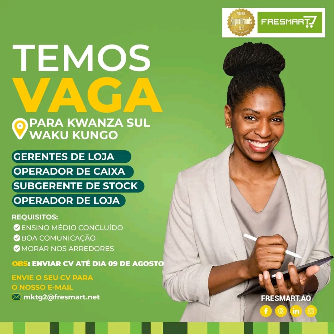 ABERTAS QUATRO(4) VAGAS NA FRESMART