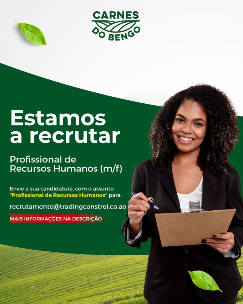 Vaga para um(a) Profissional de Recursos Humanos