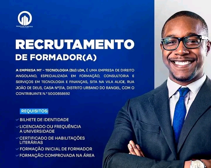 RECRUTAMENTO DE FORMADOR(A) EM DIVERSAS ÁREAS 