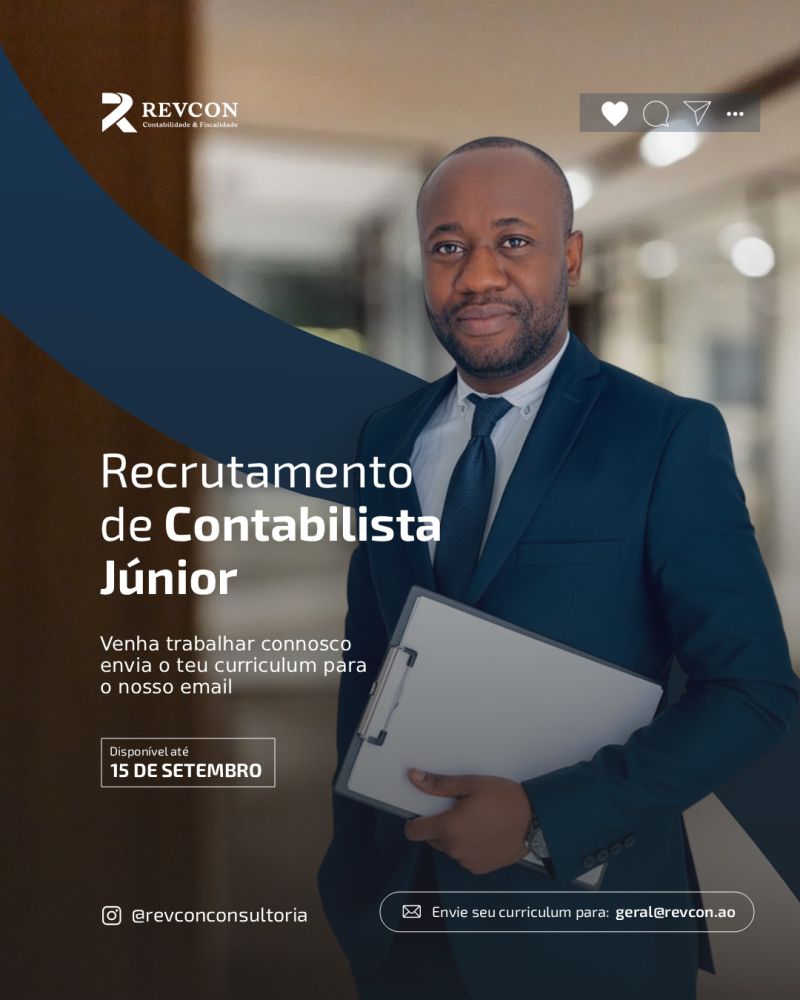 Vaga para Assistente de Contabilidade e Administrativa 