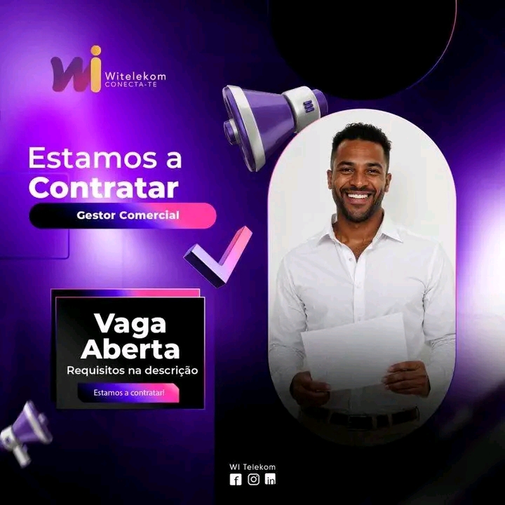 Vaga para 𝐆𝐞𝐬𝐭𝐨𝐫 𝐂𝐨𝐦𝐞𝐫𝐜𝐢𝐚𝐥