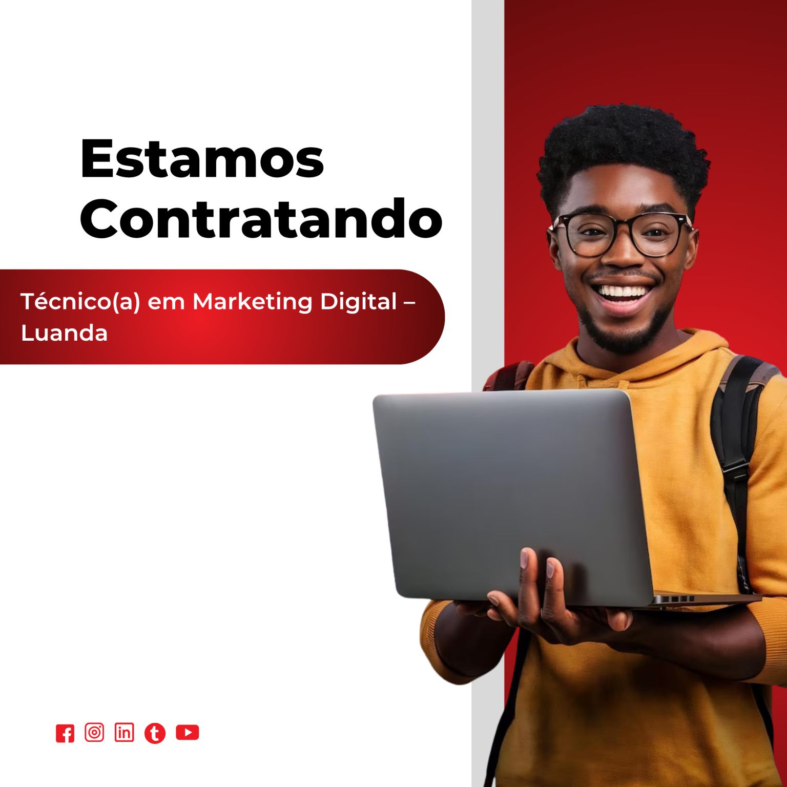 Vaga para Técnico(a) em Marketing Digital