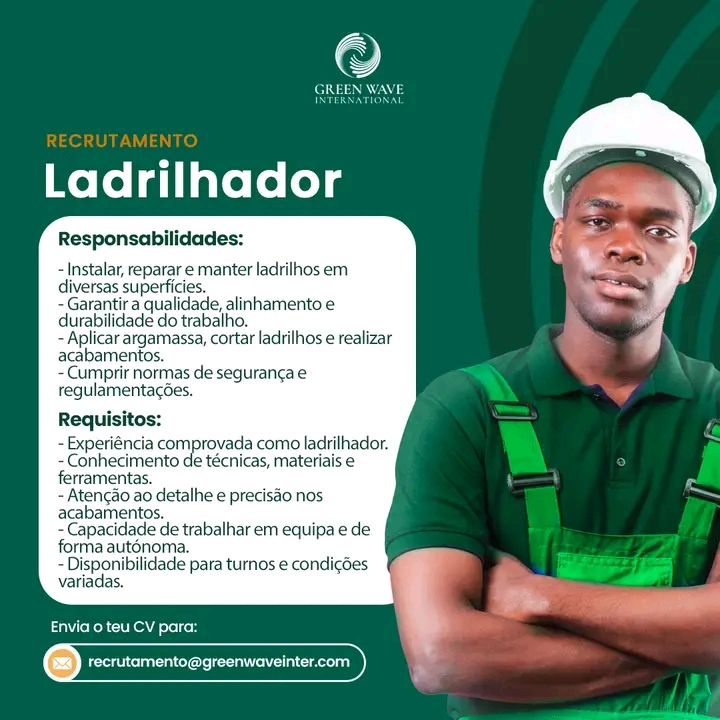 Vaga para Ladrilhador