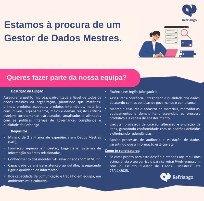 Gestor de Dados Mestres