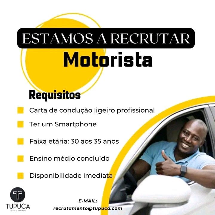 RECRUTAMENTO PARA MOTORISTA