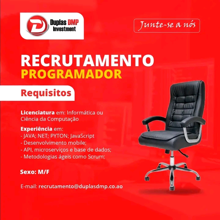 VAGA PARA PROGRAMADOR
