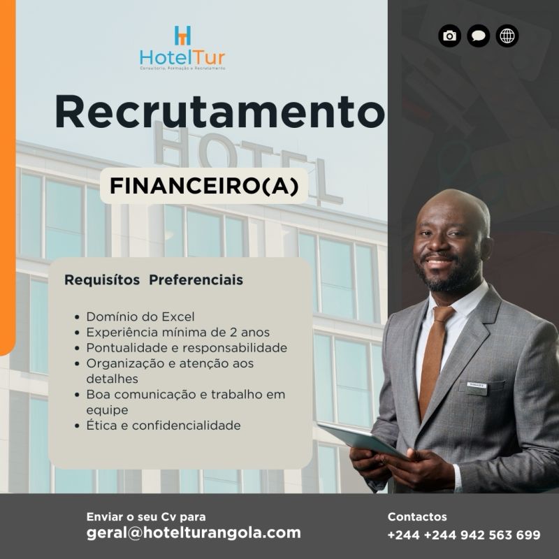 Vaga para Financeiro (a)