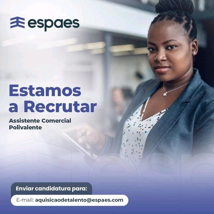 Vaga para Assistente Comercial Polivalente