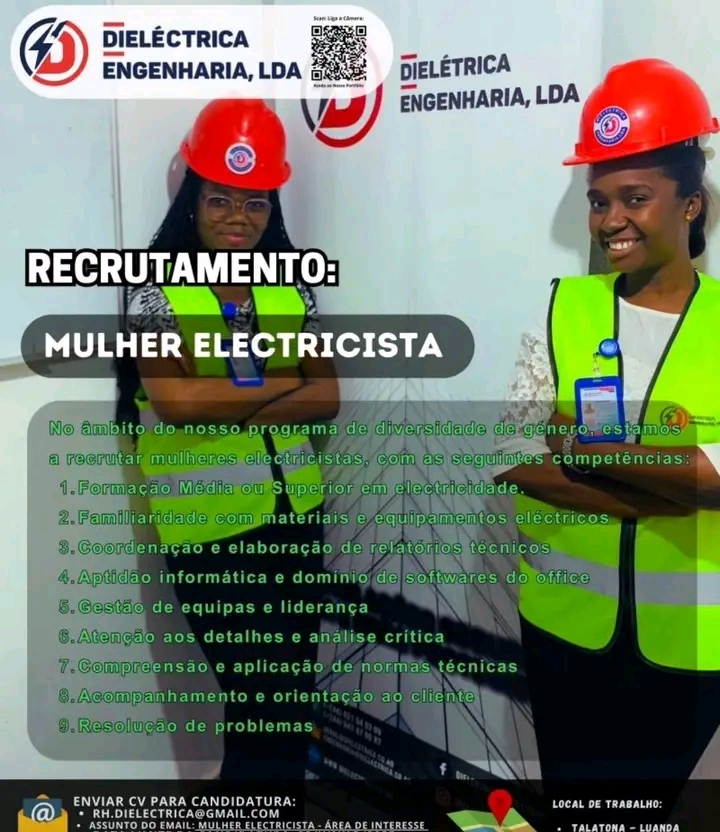 VAGA PARA ELETRICISTA
