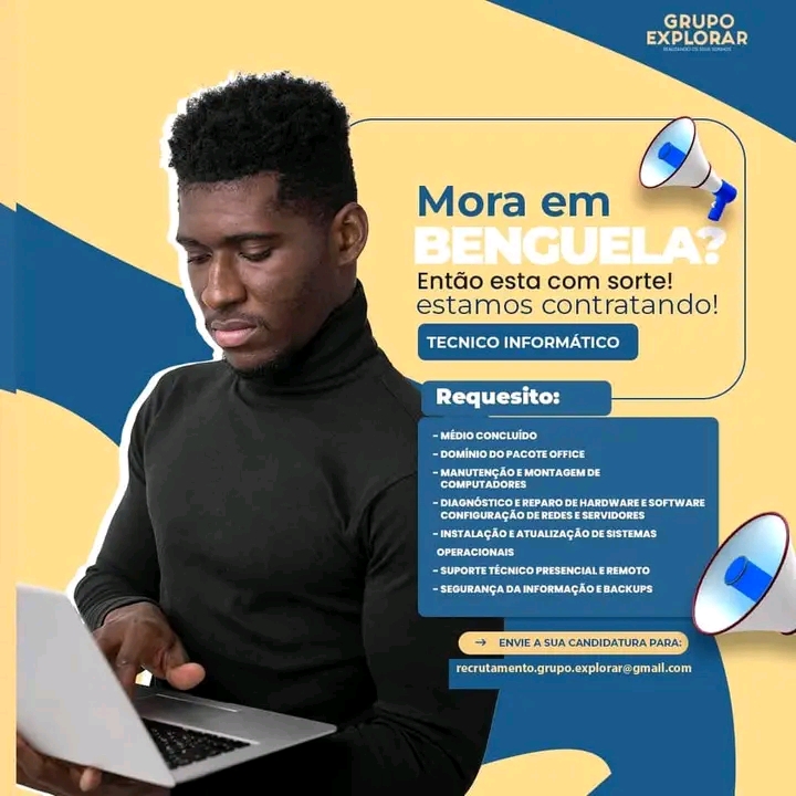Vaga para Técnico de Informática