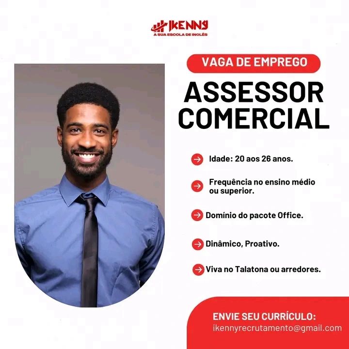 Vaga para Assistente Comercial