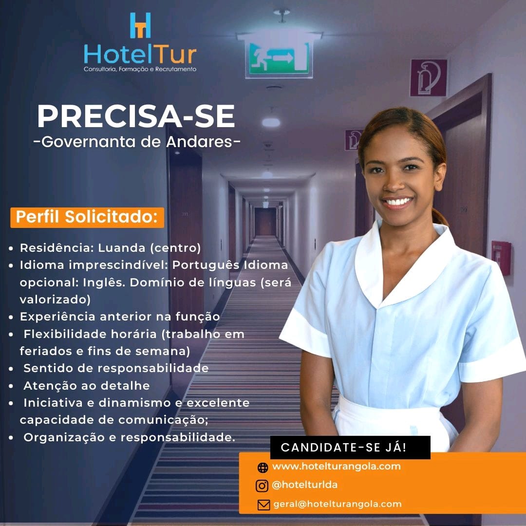 PRECISA-SE DE GOVERNANTA DE ANDAR 