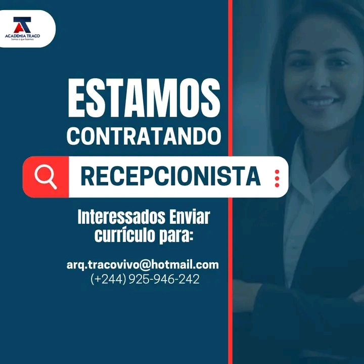 Vaga para uma(1) Secretária Recepcionista