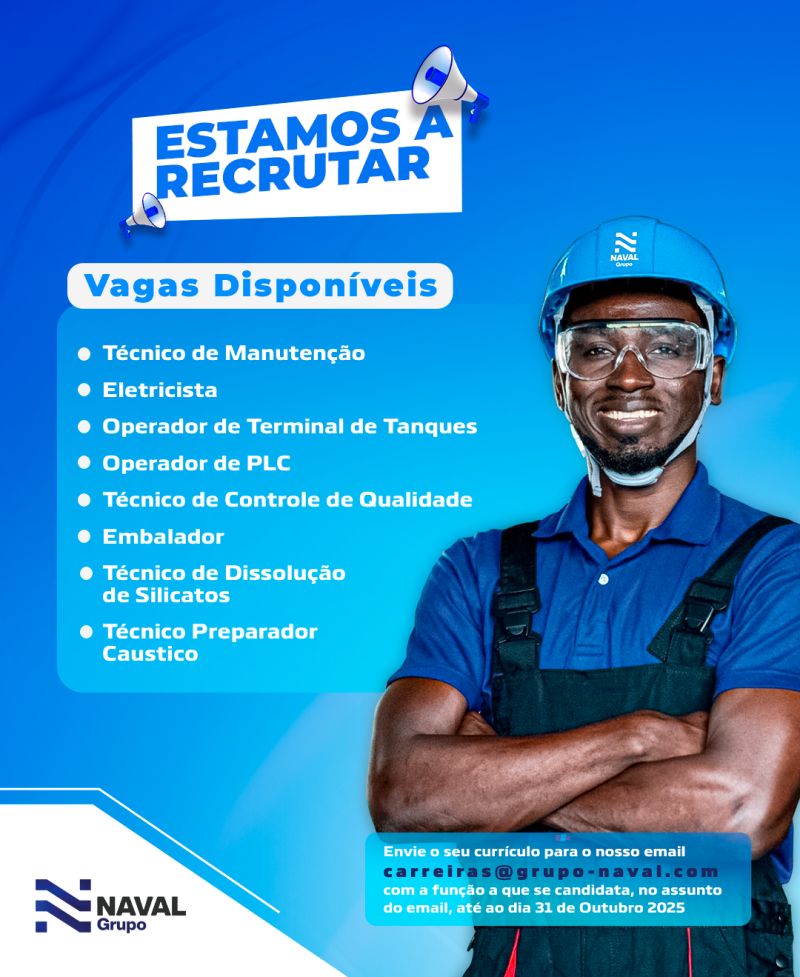 ABERTAS (8) VAGAS NO GRUPO NAVAL 