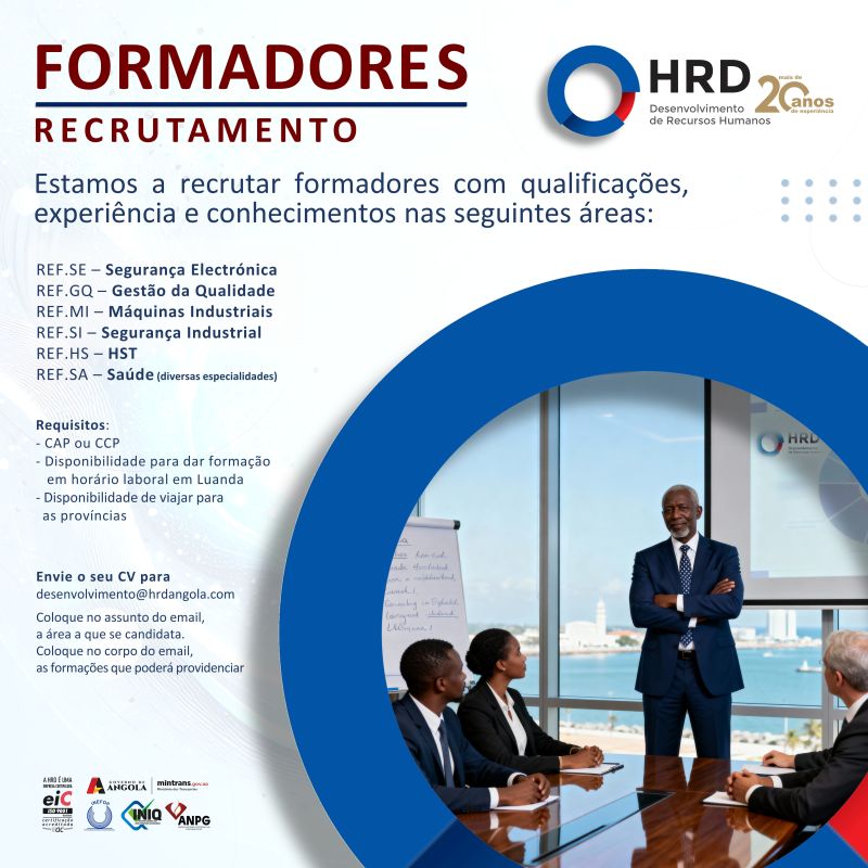 VAGA PARA FORMADORES