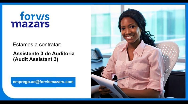 vaga para Assistente 3 de auditoria 