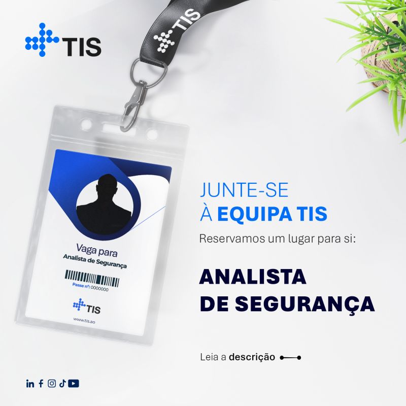Vaga para Analista de Segurança (m/f)