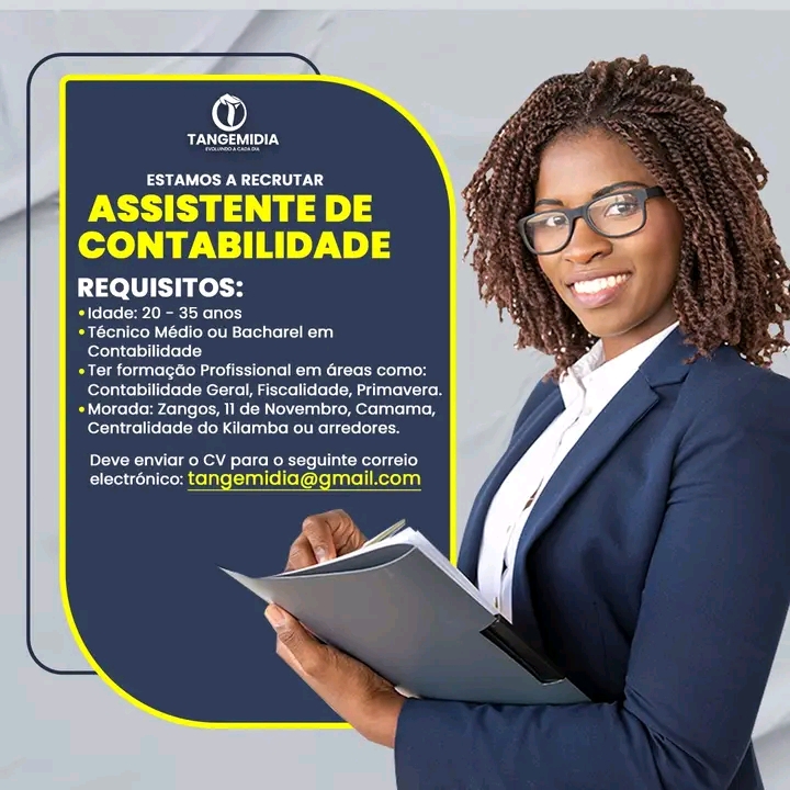 VAGA PARA ASSISTENTE DE CONTABILIDADE 