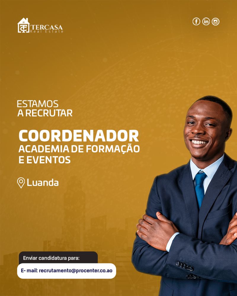 𝗖𝗢𝗢𝗥𝗗𝗘𝗡𝗔𝗗𝗢𝗥– 𝗔𝗖𝗔𝗗𝗘𝗠𝗜𝗔 𝗗𝗘 𝗙𝗢𝗥𝗠𝗔CÃ𝗢 𝗘 𝗘𝗩𝗘𝗡𝗧𝗢𝗦