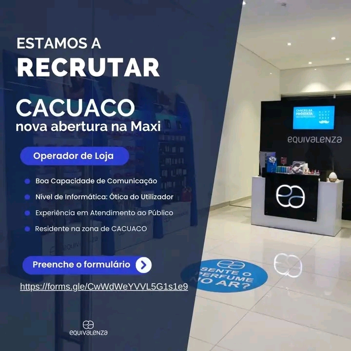 Vaga para Operador de Loja 
