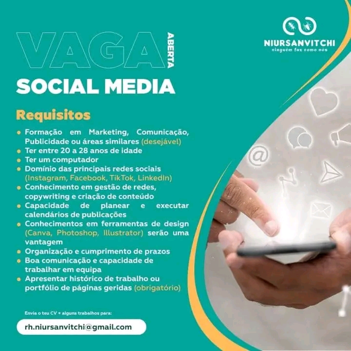 VAGA PARA SOCIAL MEDIA