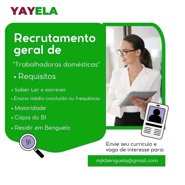 Vagas para trabalhadoras domésticas 
