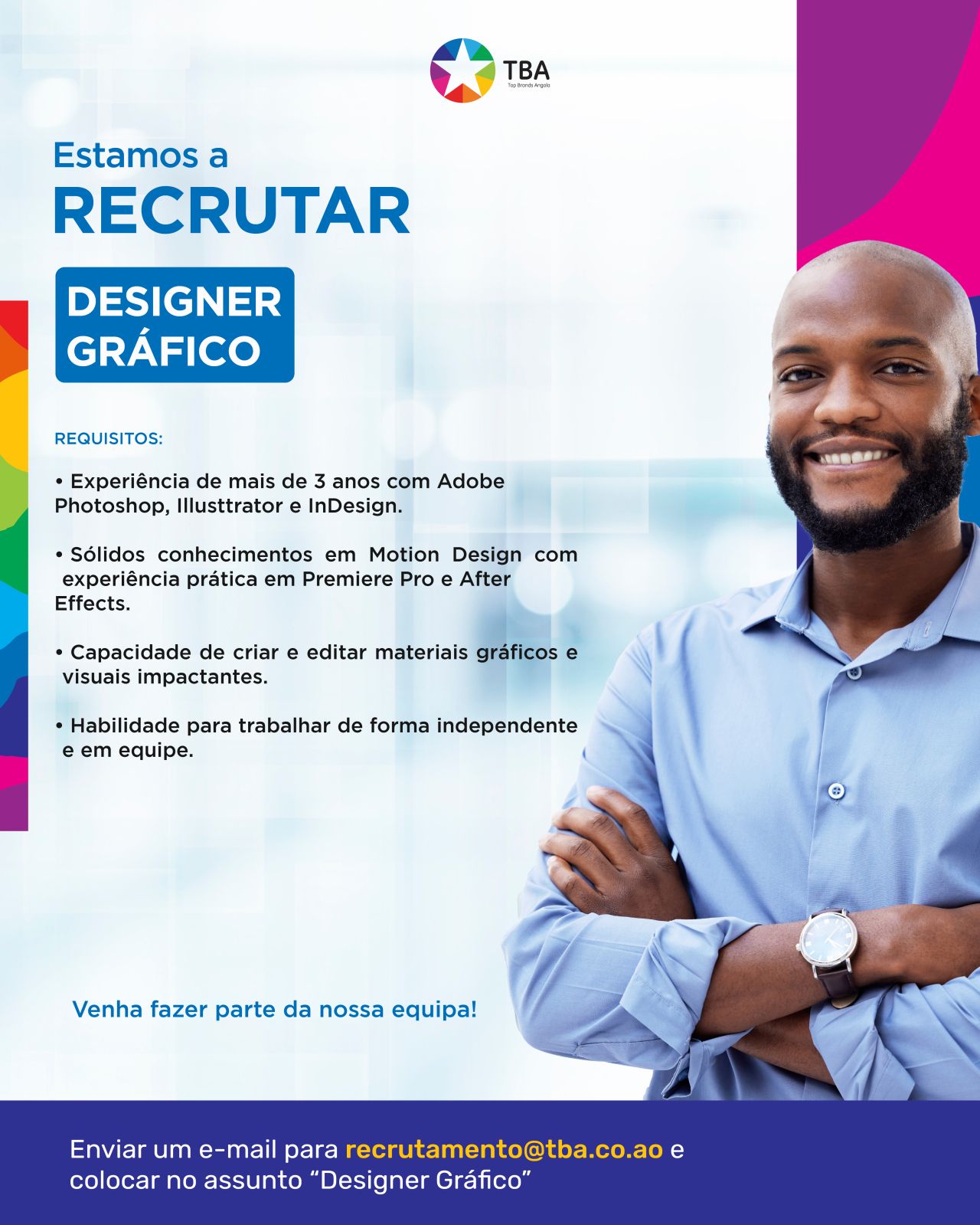 Vaga para Designer Gráfico