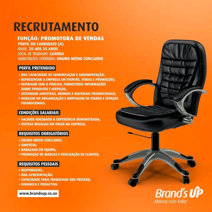 VAGA PARA PROMOTORA DE VENDAS
