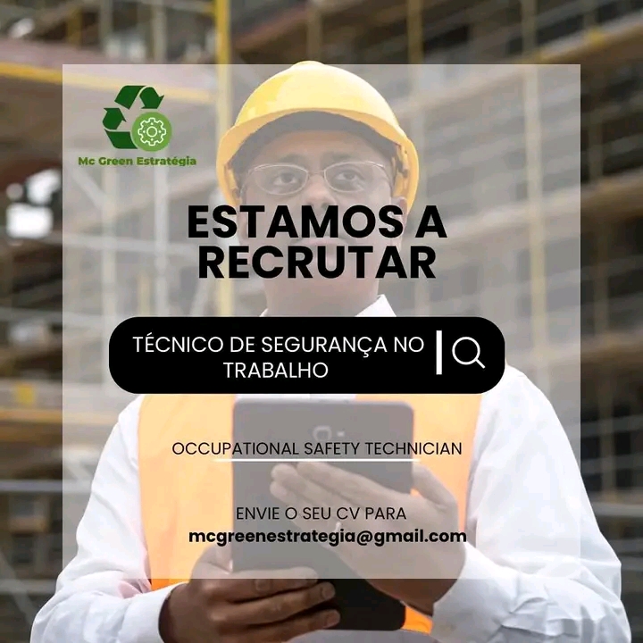 Vaga para Técnico de Segurança no Trabalho