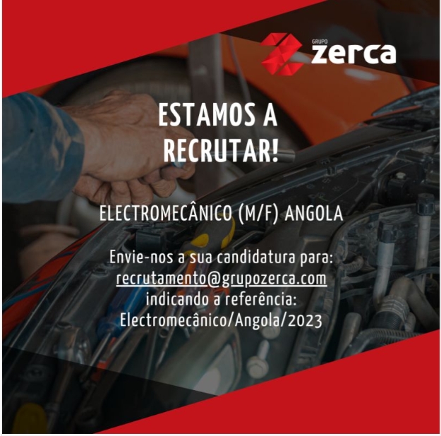 VAGA PARA ELETROMECÂNICO (M/F)