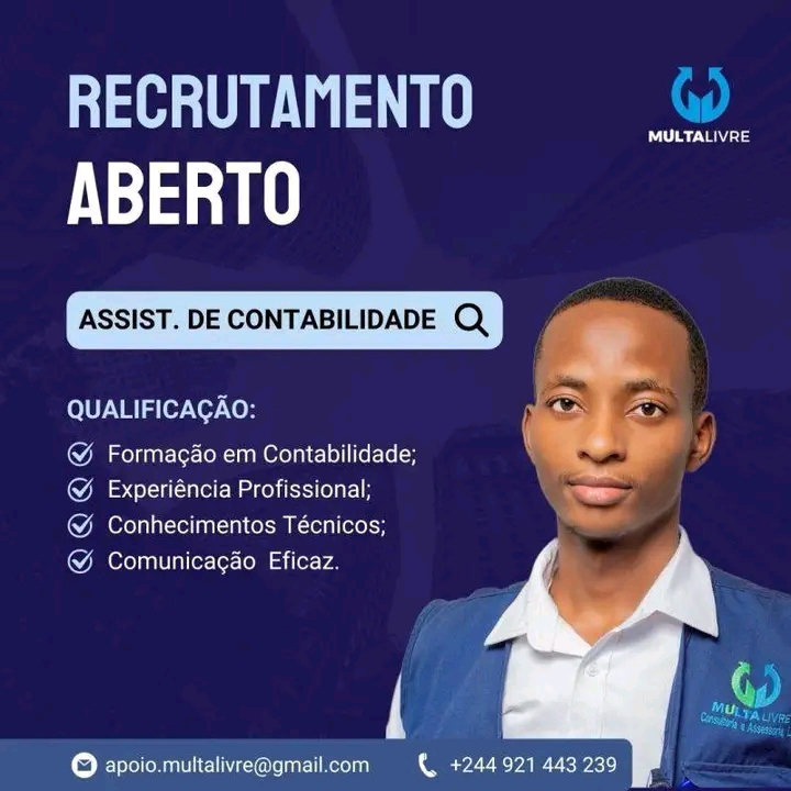 Vaga para Assistente de Contabilidade