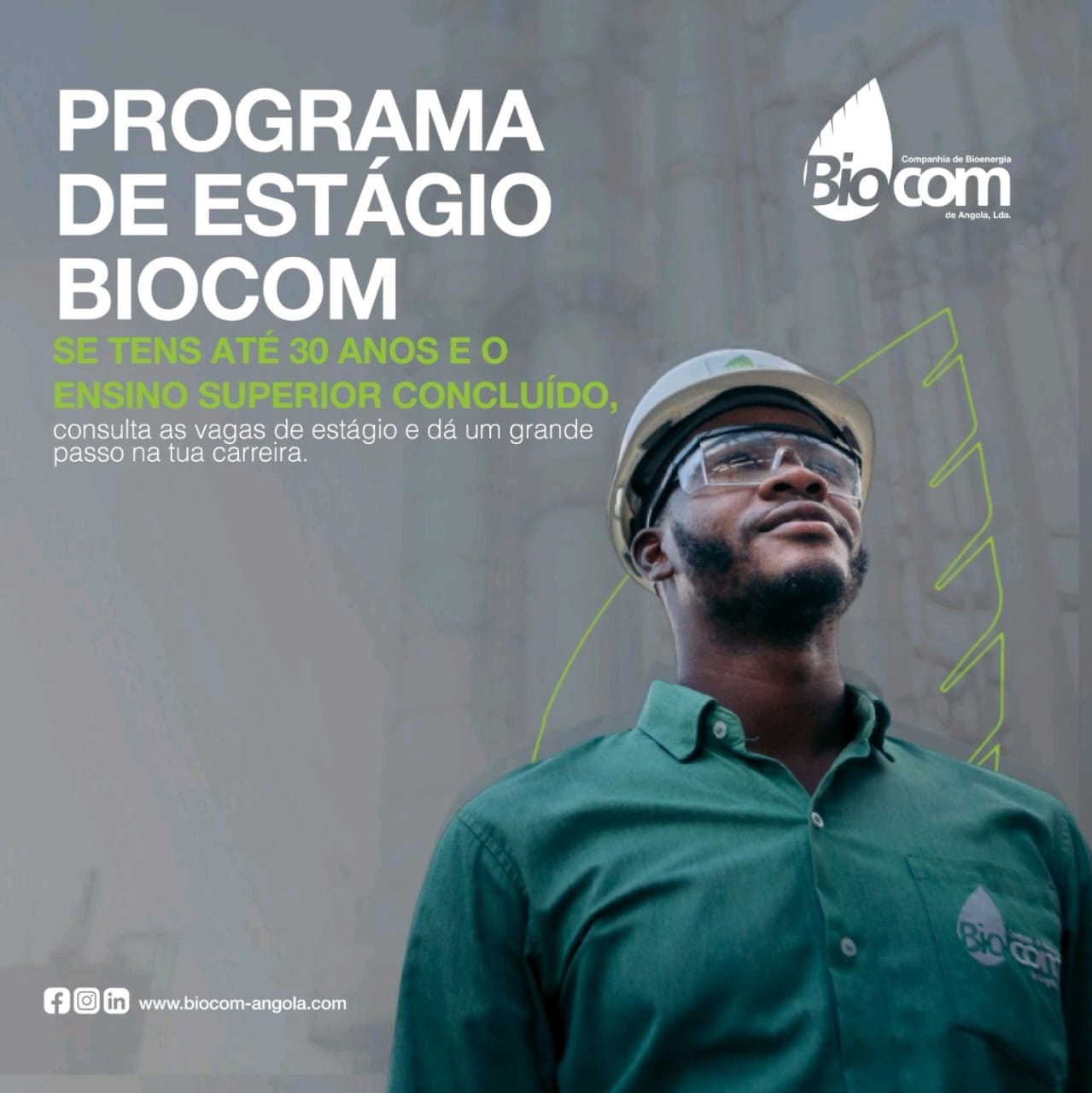 OPORTUNIDADE DE ESTÁGIO NA BIOCOM