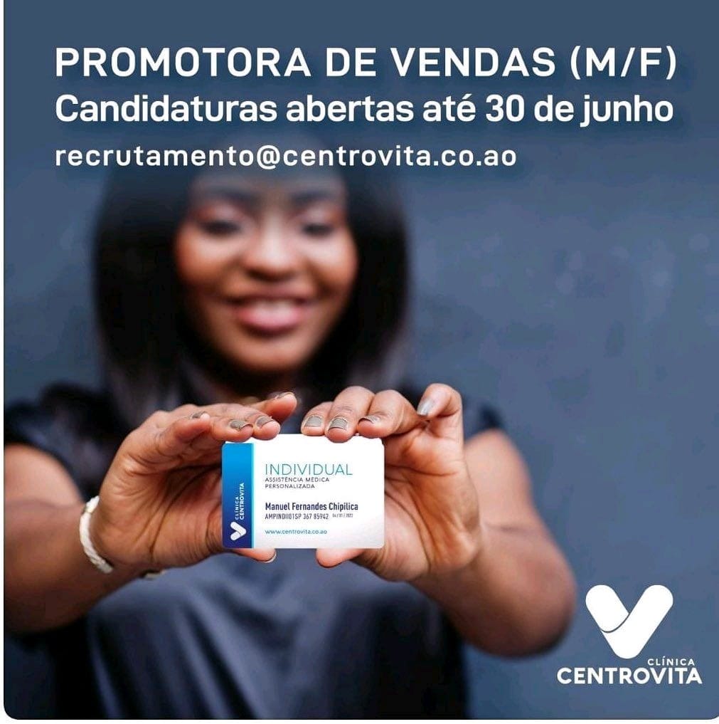 VAGA PARA PROMOTORA DE VENDAS (M/F) 