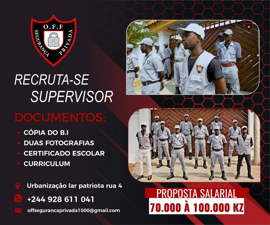 Vaga para Supervisor