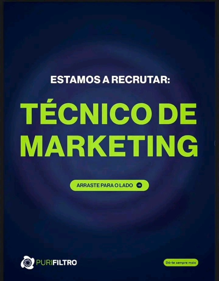 VAGA PARA TÉCNICO DE MARKETING 