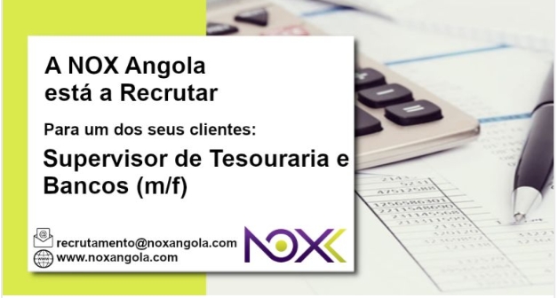 Vaga para Supervisor de Tesouraria & Bancos (m/f) 