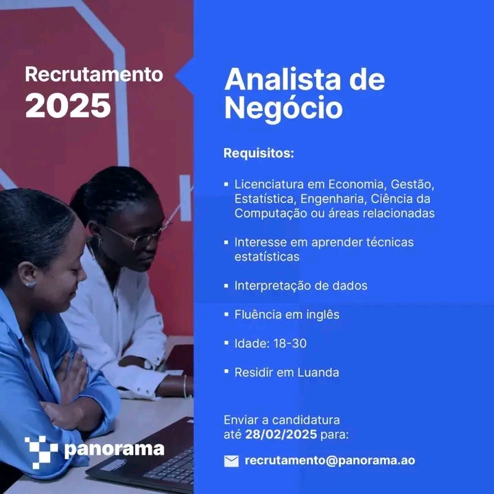 Vaga para Analista de Negócios