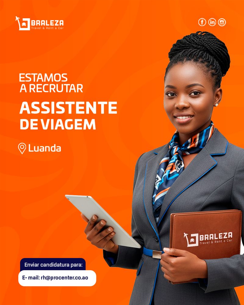 VAGA PARA ​ASSISTENTE DE VIAGEM