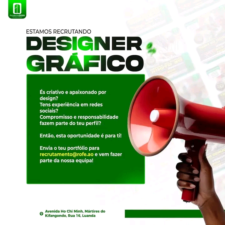 Vaga para Designer Gráfico