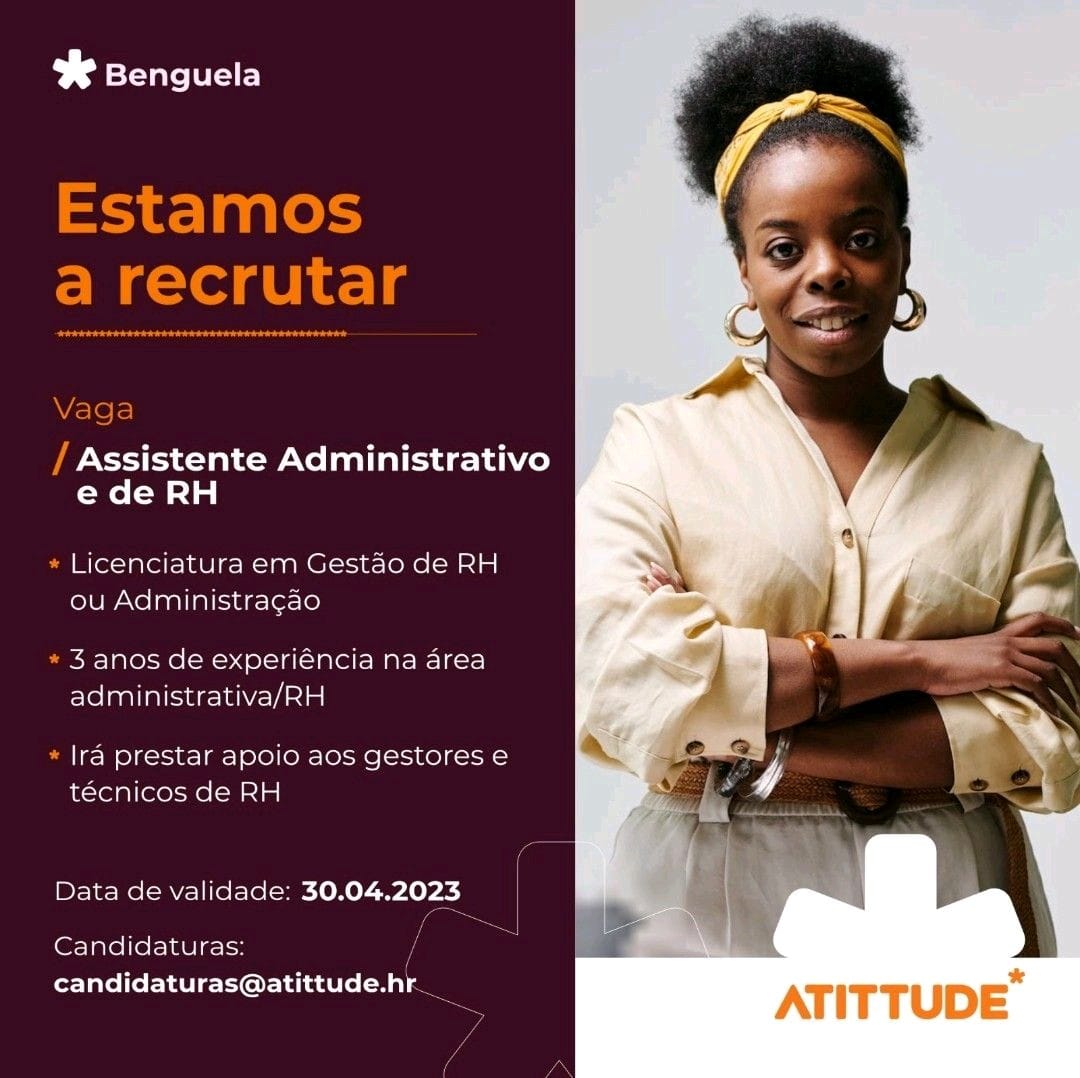 Vaga para Assistente Administrativo e de RH