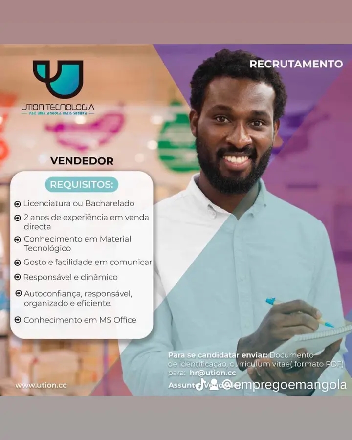 VAGA PARA VENDEDOR