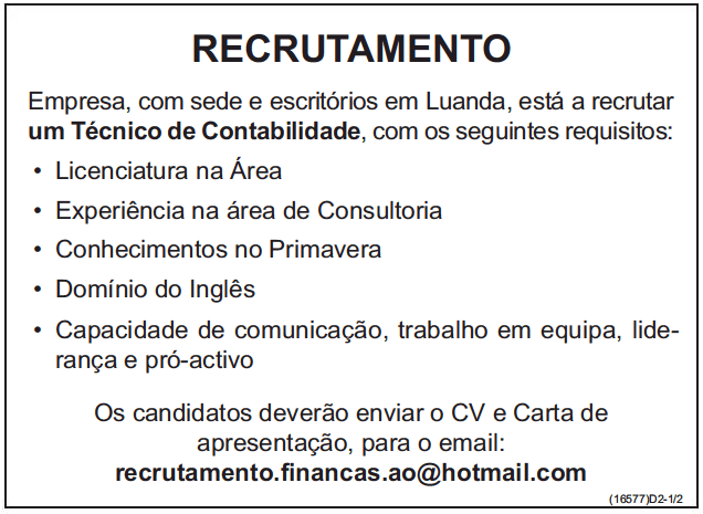 Técnico de Contabilidade