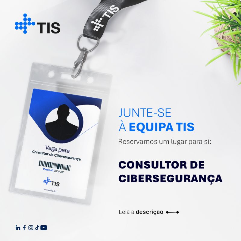 Vaga para Consultor de Cibersegurança (m/f)