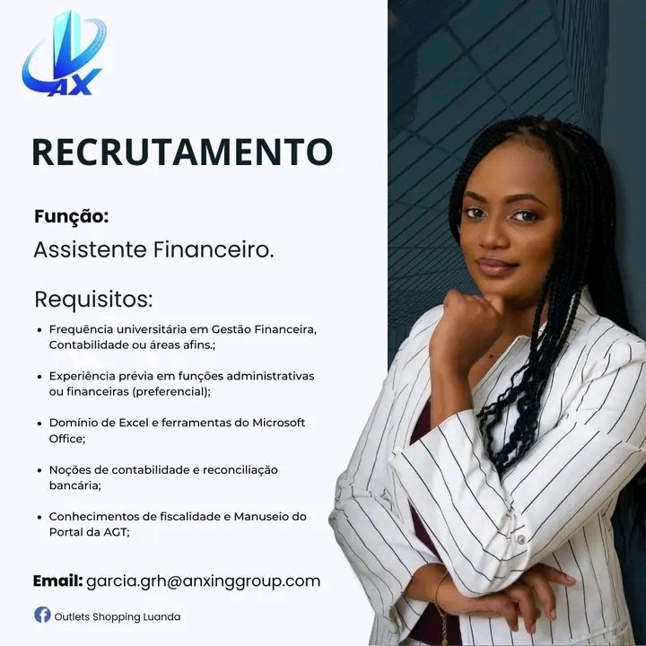 Vaga para Assistente Financeiro