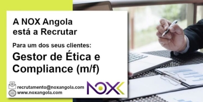 Vaga para Gestor de Ética e Compliance