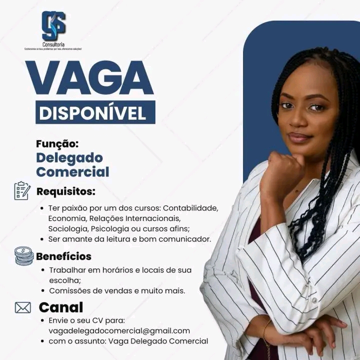 Precisa-se de Delegados Comerciais 