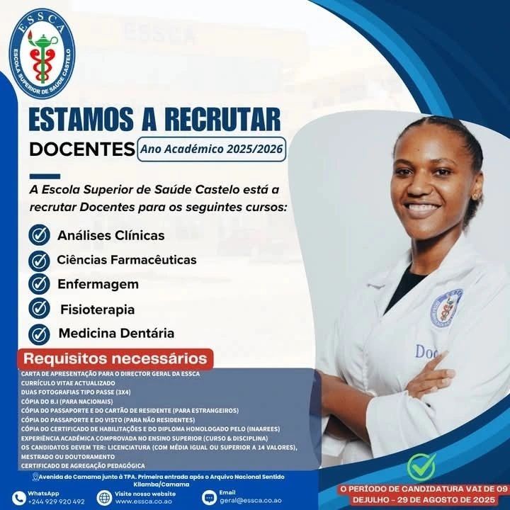 VAGA PARA DOCENTES 