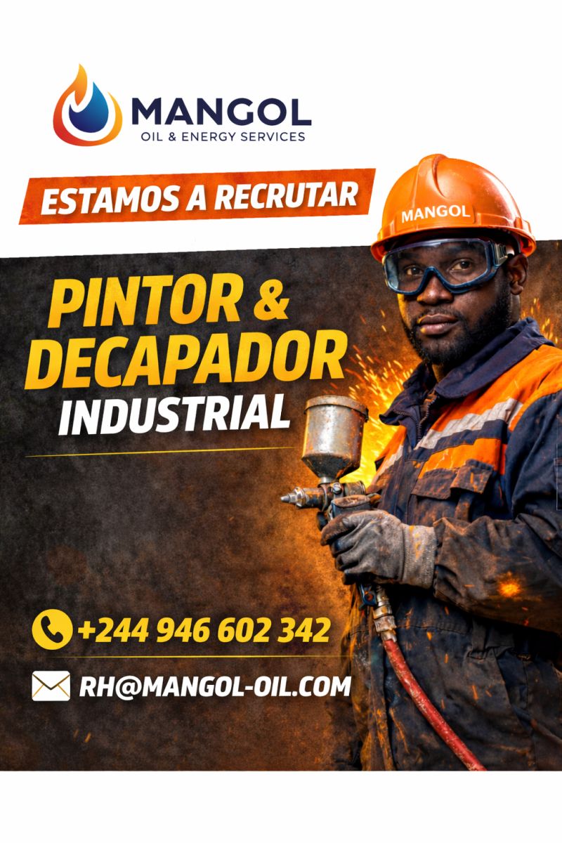 Oportunidade: Pintor Industrial (Cabinda)